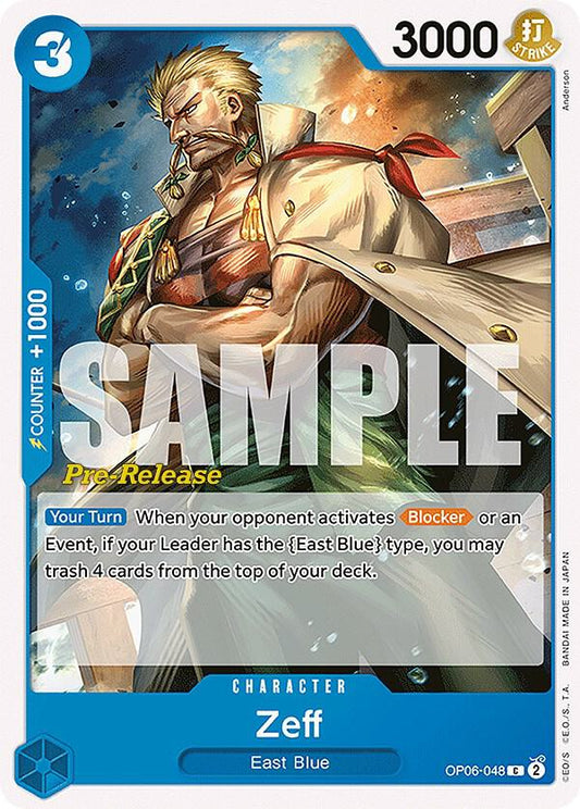 Zeff [OP06-048] OP06 Wings of the Captain - Pre-release Pack