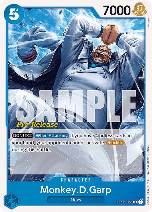 Monkey.D.Garp [OP06-055] OP06 Wings of the Captain - Pre-release Pack
