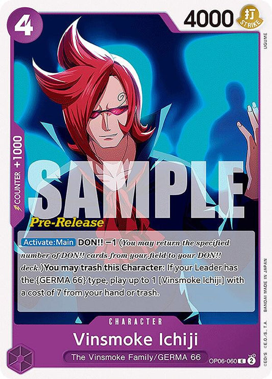 Vinsmoke Ichiji [OP06-060] OP06 Wings of the Captain - Pre-release Pack