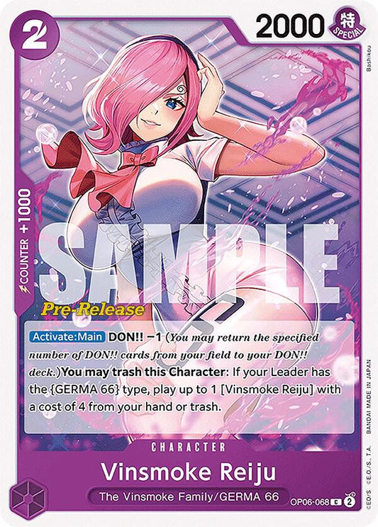Vinsmoke Reiju [OP06-068] OP06 Wings of the Captain - Pre-release Pack