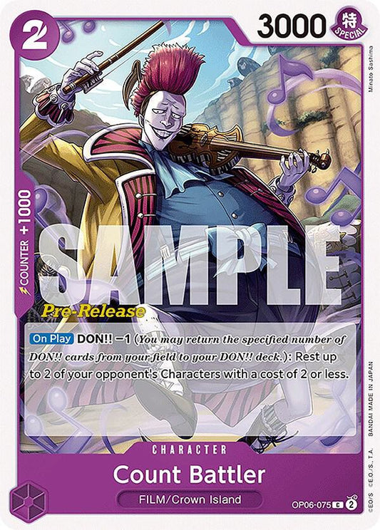 Count Battler [OP06-075] OP06 Wings of the Captain - Pre-release Pack