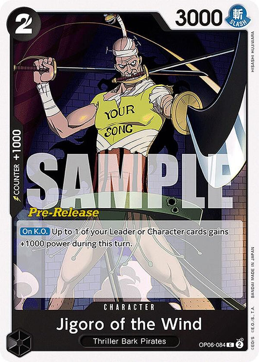 Jigoro of the Wind [OP06-084] OP06 Wings of the Captain - Pre-release Pack