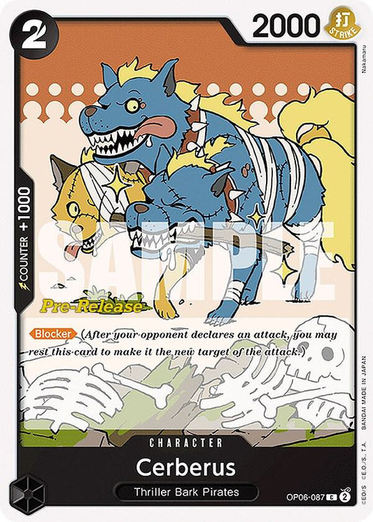 Cerberus [OP06-087] OP06 Wings of the Captain - Pre-release Pack
