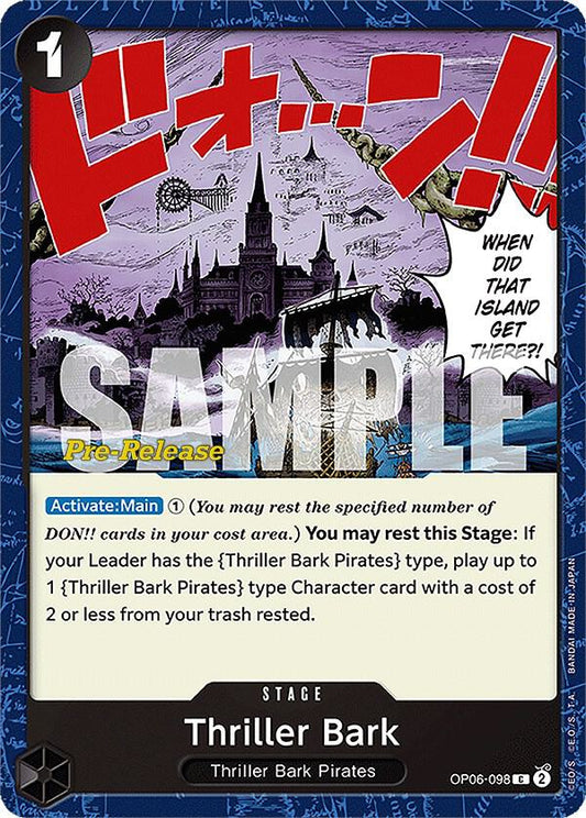 Thriller Bark [OP06-098] OP06 Wings of the Captain - Pre-release Pack