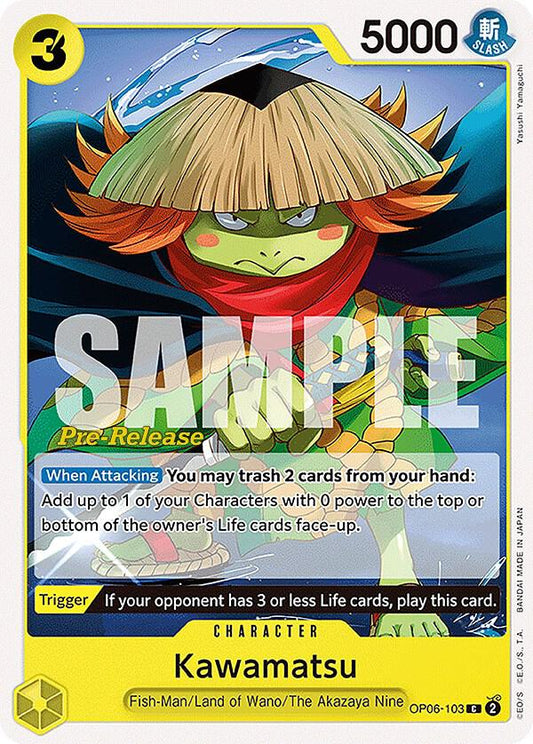 Kawamatsu [OP06-103] OP06 Wings of the Captain - Pre-release Pack