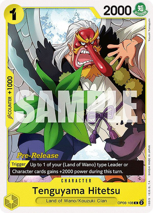 Tenguyama Hitetsu [OP06-108] OP06 Wings of the Captain - Pre-release Pack