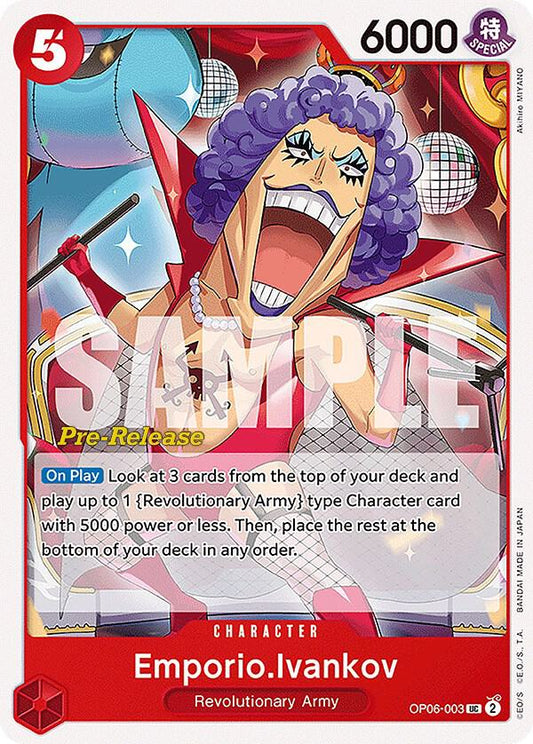 Emporio.Ivankov [OP06-003] OP06 Wings of the Captain - Pre-release Pack