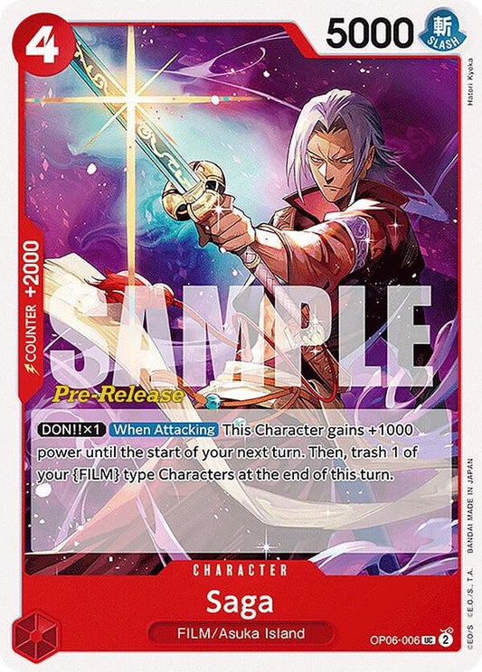 Saga [OP06-006] OP06 Wings of the Captain - Pre-release Pack