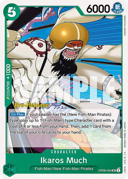 Ikaros Much [OP06-024] OP06 Wings of the Captain - Pre-release Pack