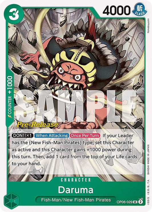 Daruma [OP06-029] OP06 Wings of the Captain - Pre-release Pack