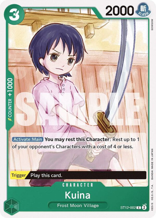 Kuina [ST12-002] Starter Deck 12 - Zoro and Sanji