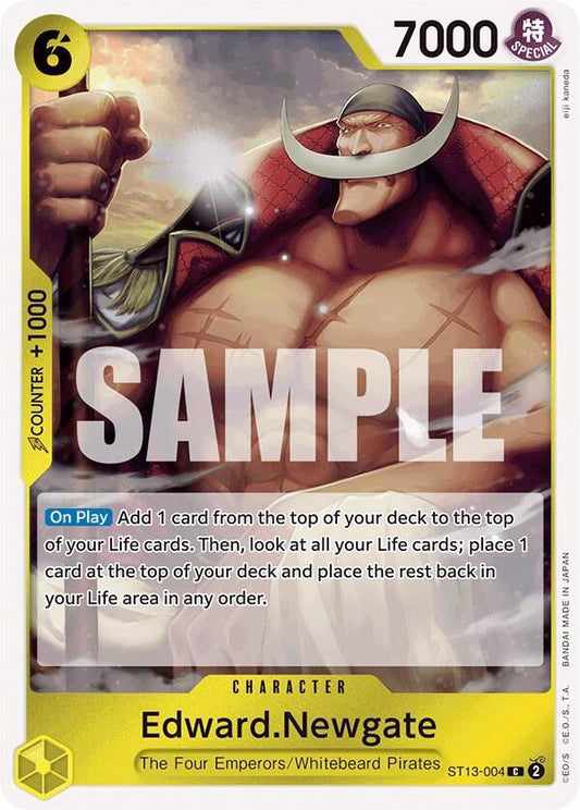 エドワード・ニューゲート [ST13-004] ウルトラデッキ ST13 三兄弟