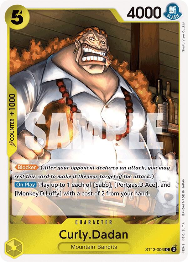 Curly.Dadan [ST13-006] Ultra Deck ST13 - The Three Brothers