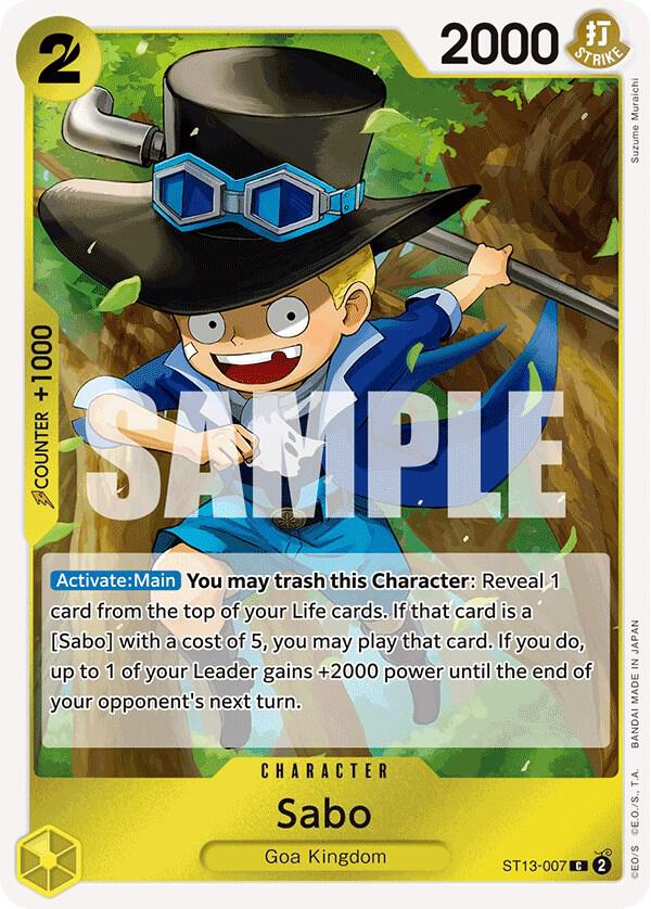 Sabo [ST13-007] Ultra Deck ST13 - The Three Brothers
