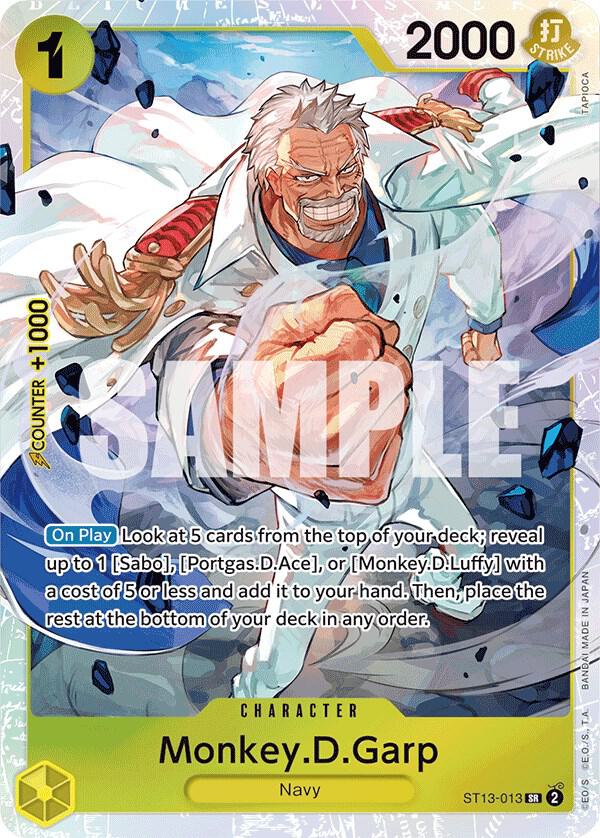 Monkey.D.Garp [ST13-013] Ultra Deck ST13 - The Three Brothers