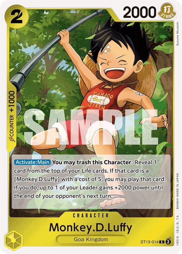 Monkey.D.Luffy [ST13-014] Ultra Deck ST13 - The Three Brothers