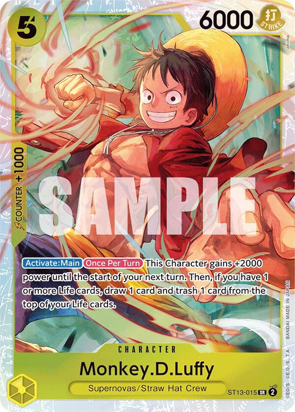 Monkey.D.Luffy [ST13-015] Ultra Deck ST13 - The Three Brothers