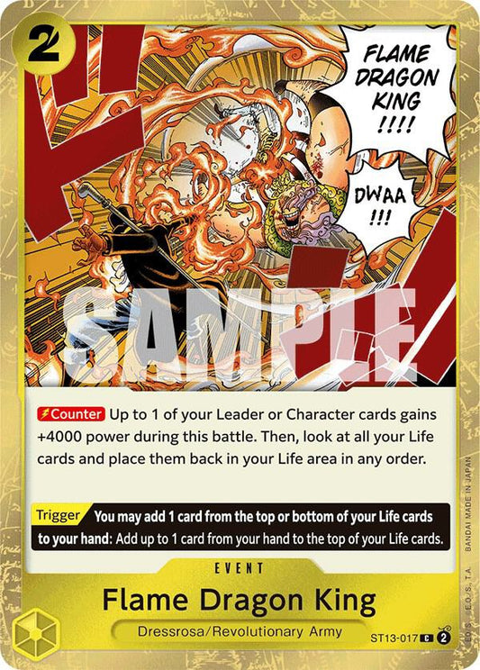 Flame Dragon King [ST13-017] Ultra Deck ST13 - The Three Brothers