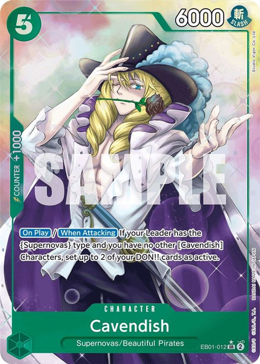 Cavendish (Alternate Art) [EB01-012] - Extra Booster: Memorial Collection (EB-01)