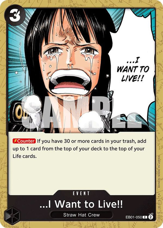 ...I Want to Live!! [EB01-050] EB01 - Memorial Collection