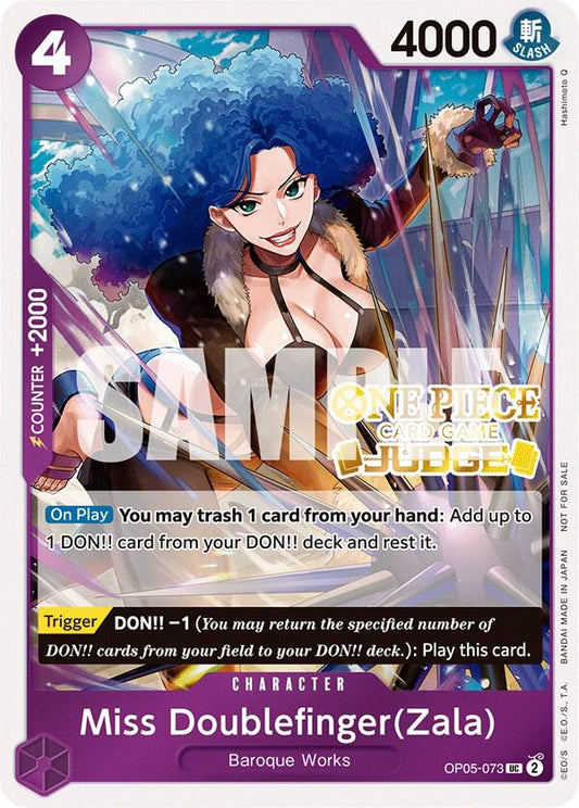 Miss Doublefinger(Zala) [OP05-073] Judge Pack Vol. 3