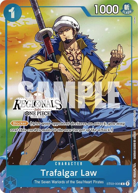 Trafalgar Law [ST03-008] Online Regional 2024 Vol. 2 Participation Pack