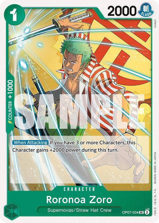Roronoa Zoro [OP07-034] OP07 - 500 Years in the Future