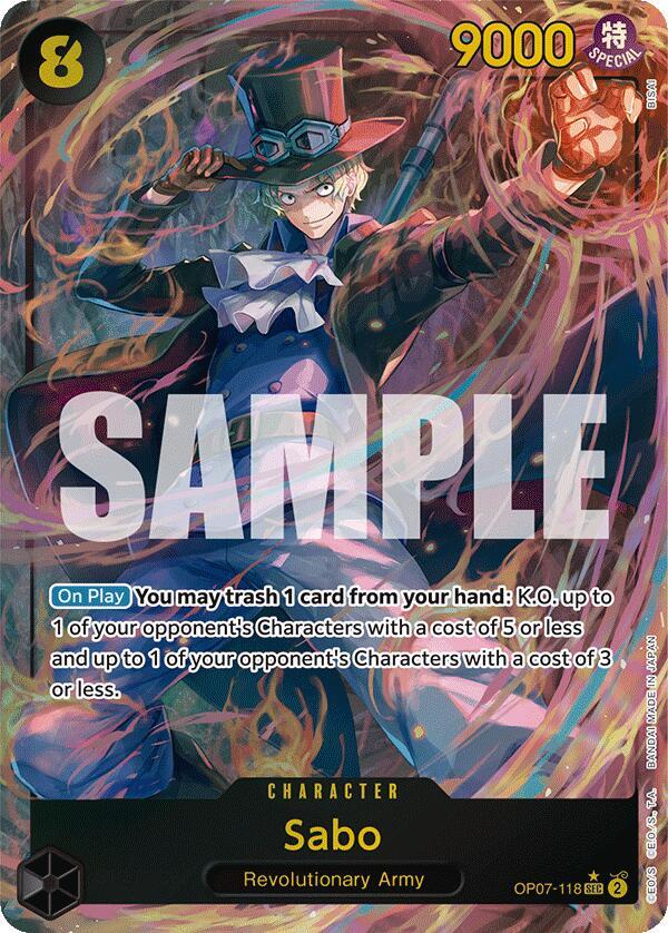 Sabo (Parallel Alternate Art) [OP07-118] OP07 - 500 Years in the Future