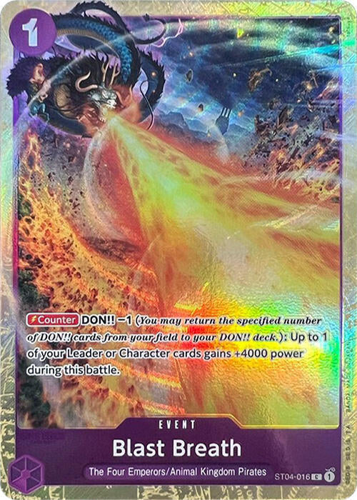 Blast Breath [ST04-016] Premium Card Collection - Best Selection Vol. 1