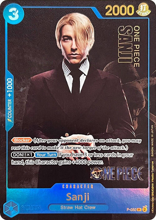 Sanji [P-050] Premium Card Collection - Live Action Edition