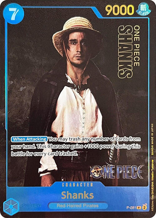 Shanks [P-051] Premium Card Collection - Live Action Edition