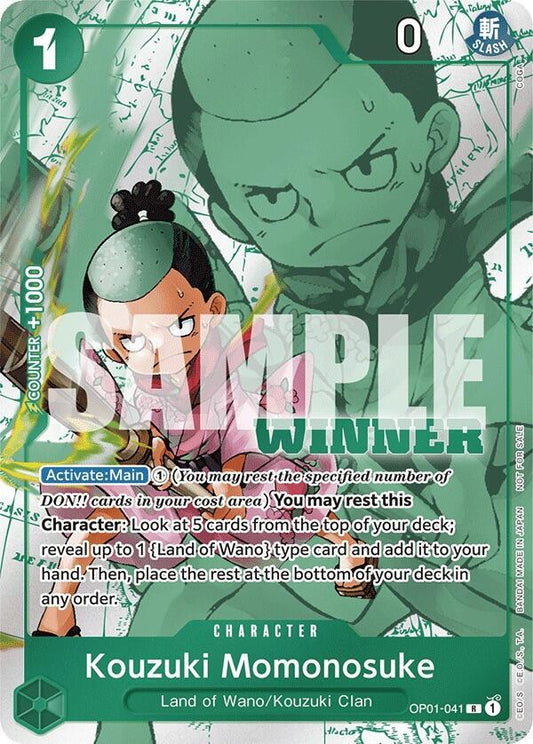 Kouzuki Momonosuke [OP01-041] Tournament Pack Vol. 7 Winner