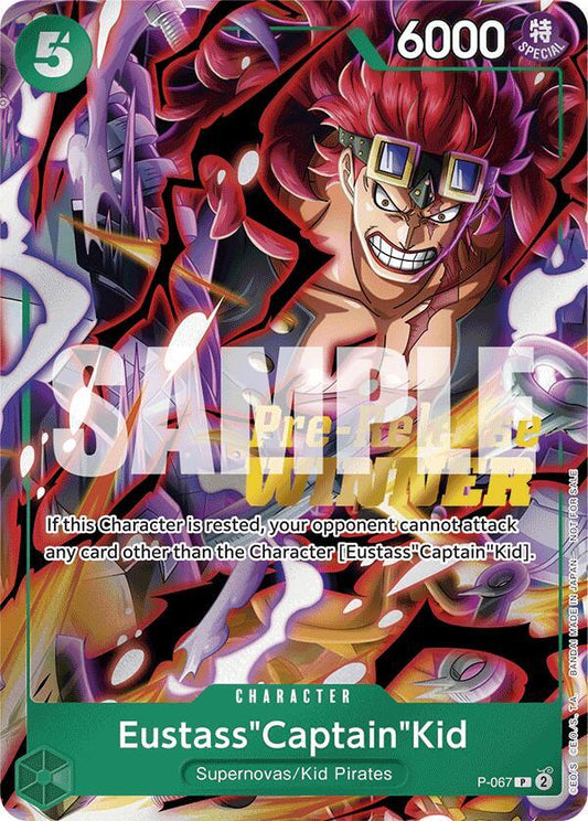 Eustass"Captain"Kid [P-067] OP07 500 Years in the Future - Pre-release Promo Winner