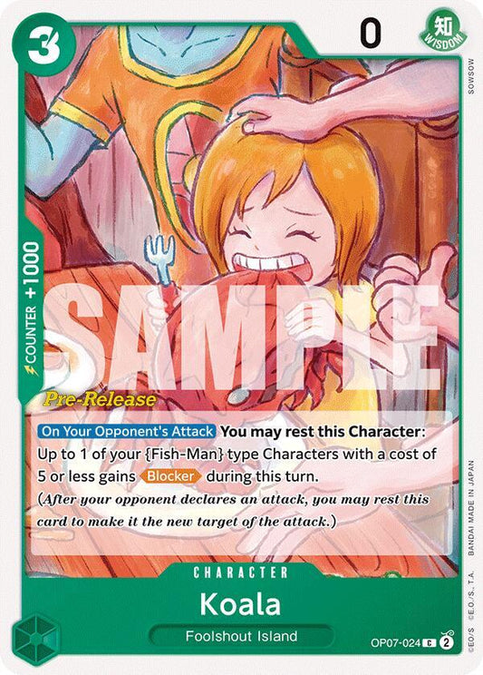 Koala [OP07-024] OP07 500 Years in the Future - Pre-release Pack