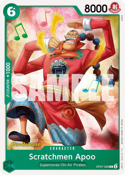Scratchmen Apoo [OP07-028] OP07 500 Years in the Future - Pre-release Pack