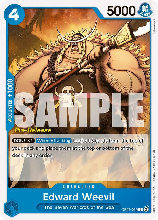 Edward Weevil [OP07-039] OP07 500 Years in the Future - Pre-release Pack