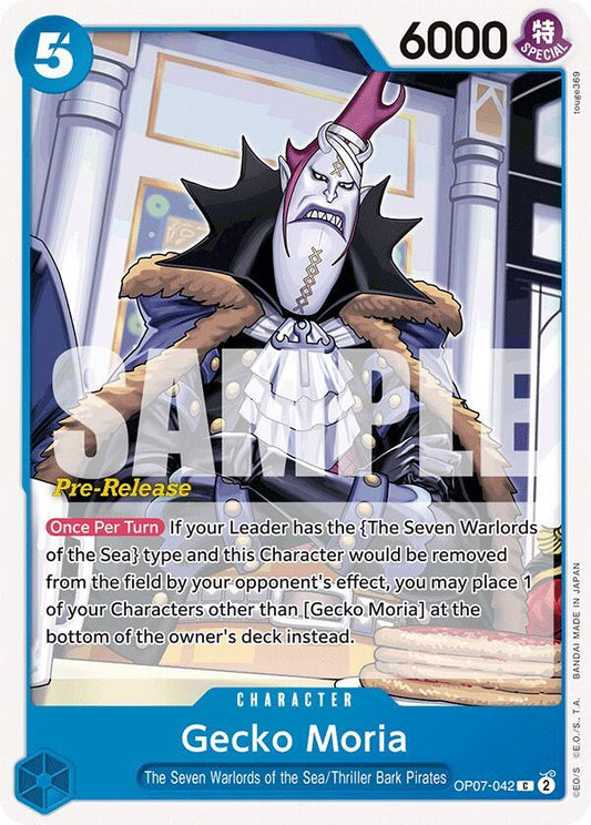 Gecko Moria [OP07-042] OP07 500 Years in the Future - Pre-release Pack