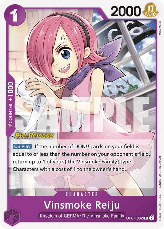 Vinsmoke Reiju [OP07-062] OP07 500 Years in the Future - Pre-release Pack