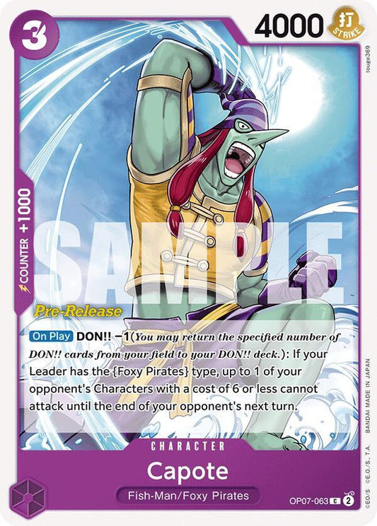Capote [OP07-063] OP07 500 Years in the Future - Pre-release Pack