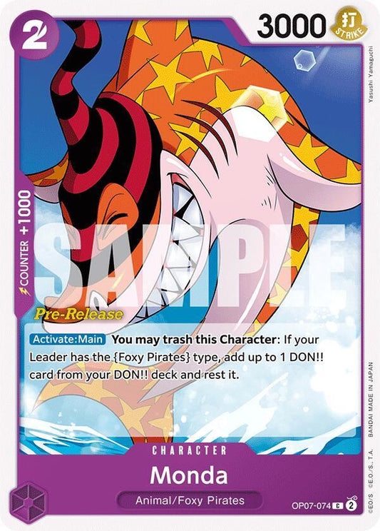Monda [OP07-074] OP07 500 Years in the Future - Pre-release Pack
