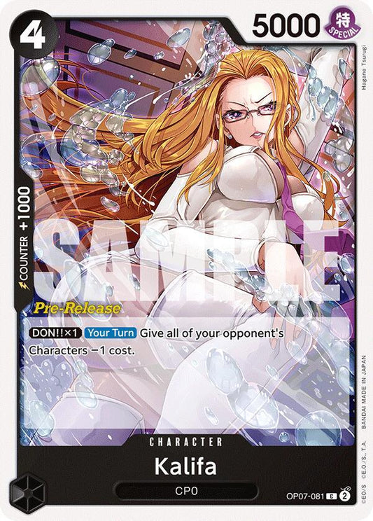 Kalifa [OP07-081] OP07 500 Years in the Future - Pre-release Pack