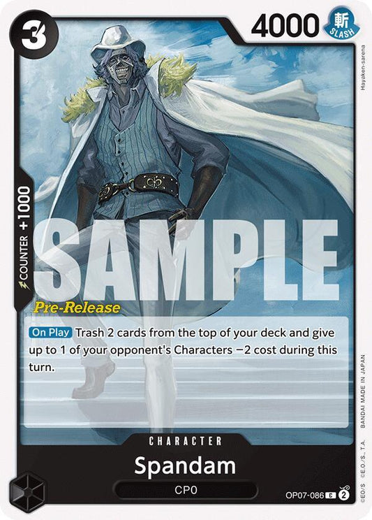 Spandam [OP07-086] OP07 500 Years in the Future - Pre-release Pack