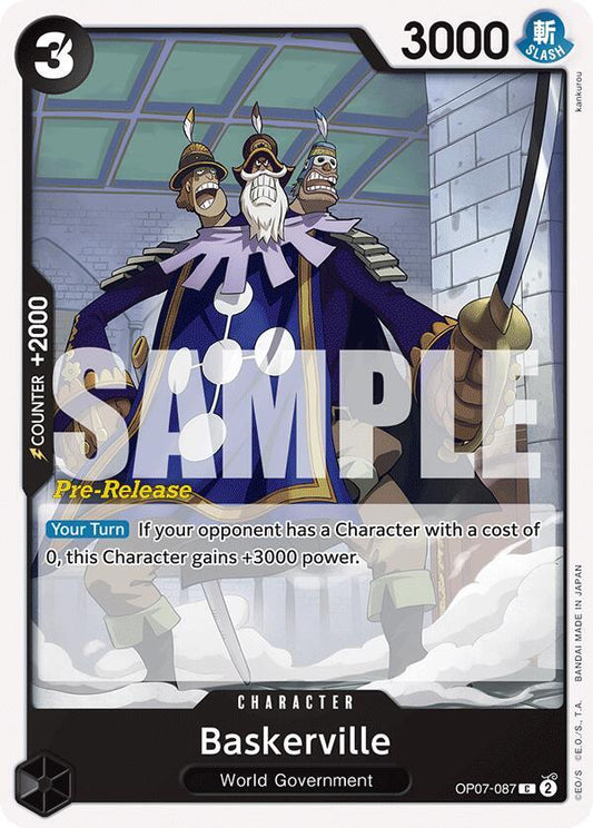 Baskerville [OP07-087] OP07 500 Years in the Future - Pre-release Pack