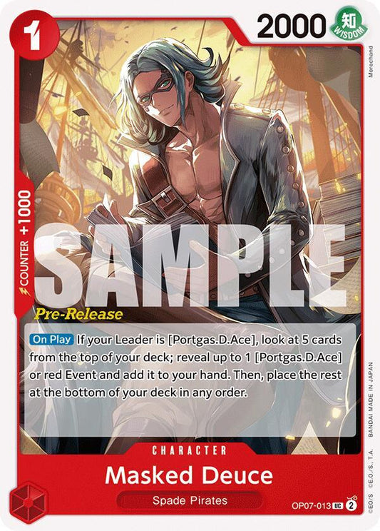 Masked Deuce [OP07-013] OP07 500 Years in the Future - Pre-release Pack