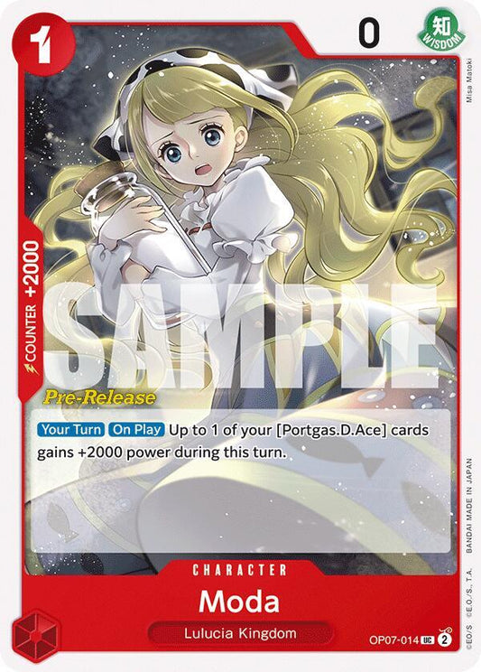 Moda [OP07-014] OP07 500 Years in the Future - Pre-release Pack