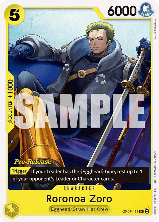 Roronoa Zoro [OP07-113] OP07 500 Years in the Future - Pre-release Pack