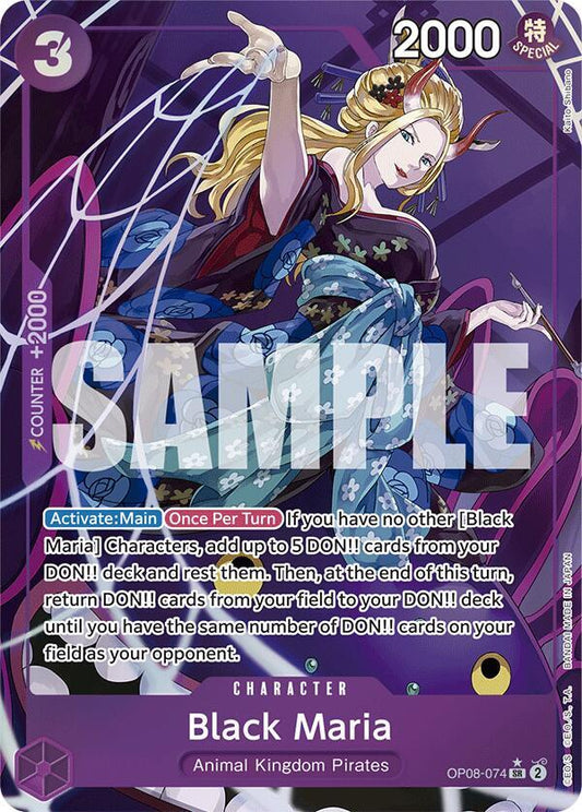 Black Maria (Parallel Alternate Art) [OP08-074] OP08 - Two Legends