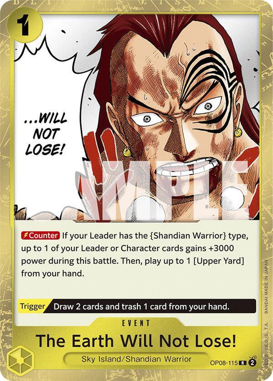 The Earth Will Not Lose! [OP08-115] OP08 - Two Legends