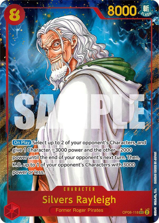 Silvers Rayleigh (Parallel Alternate Art) [OP08-118] OP08 - Two Legends