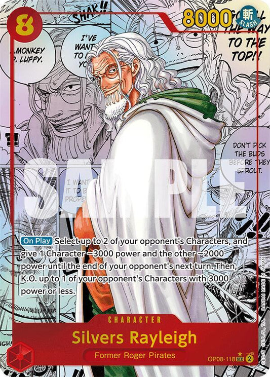 Silvers Rayleigh (Manga Rare) [OP08-118] OP08 - Two Legends